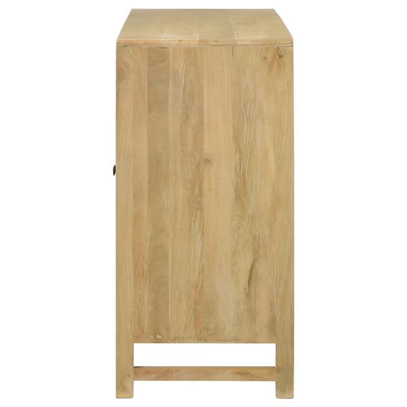 Zamora Rectangular 3-door Accent Cabinet Natural (953556)