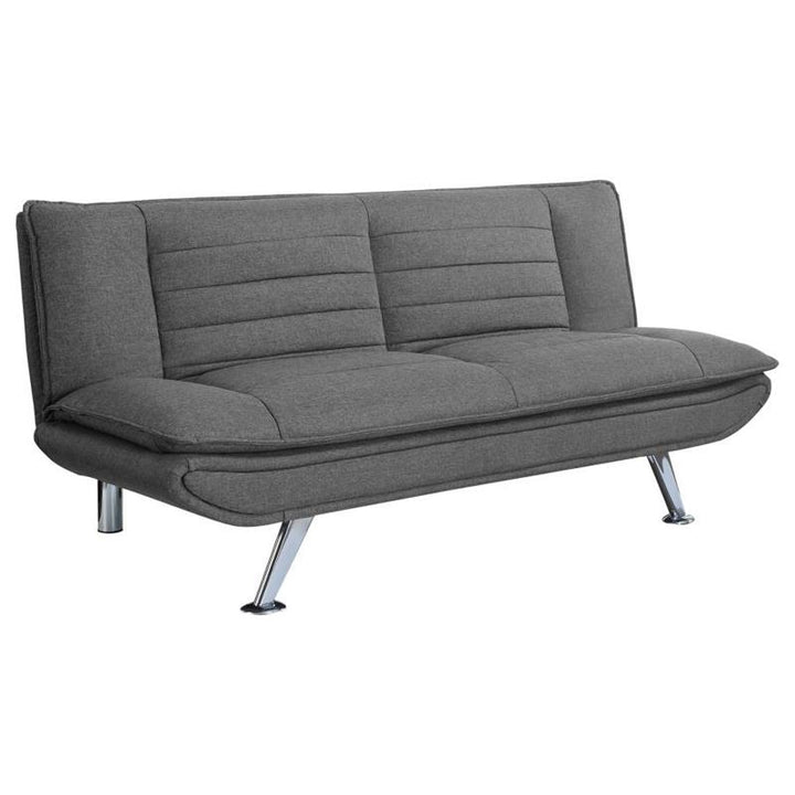 Julian Upholstered Sofa Bed with Pillow-top Seating Grey (503966)