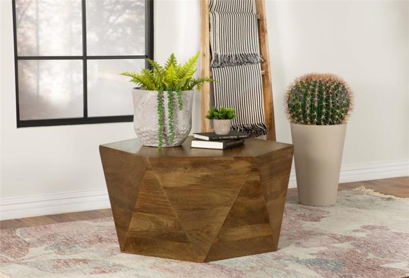 Zalika Hexagonal Coffee Table Natural (724188)