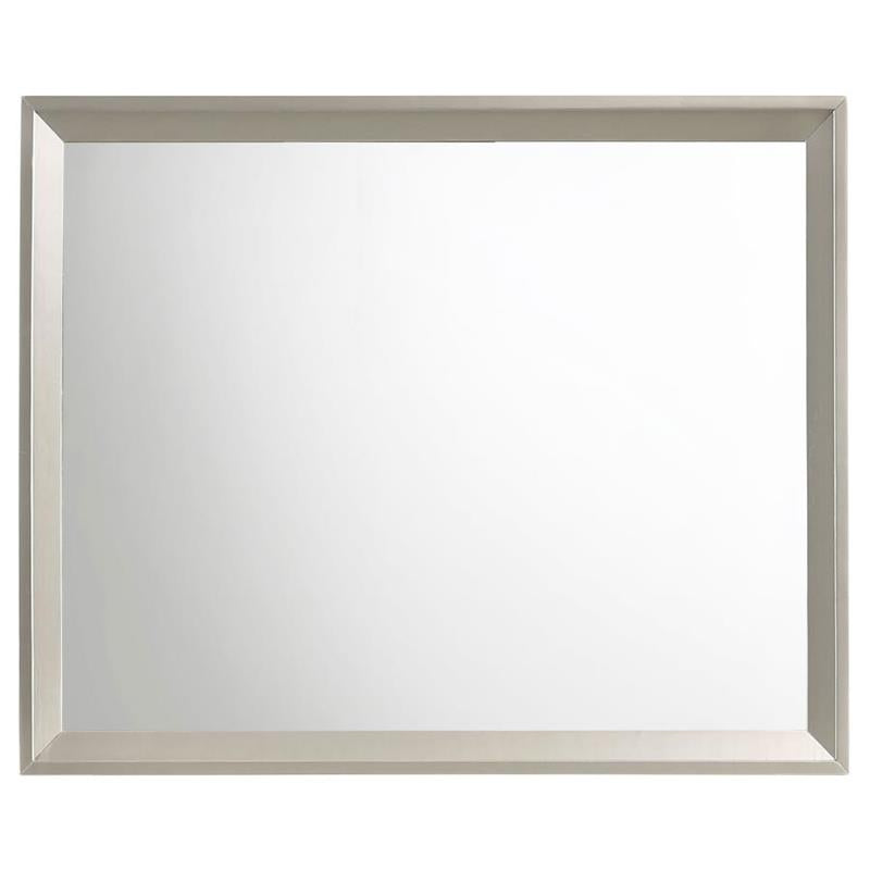 Ramon Dresser Mirror Metallic Sterling (222704)