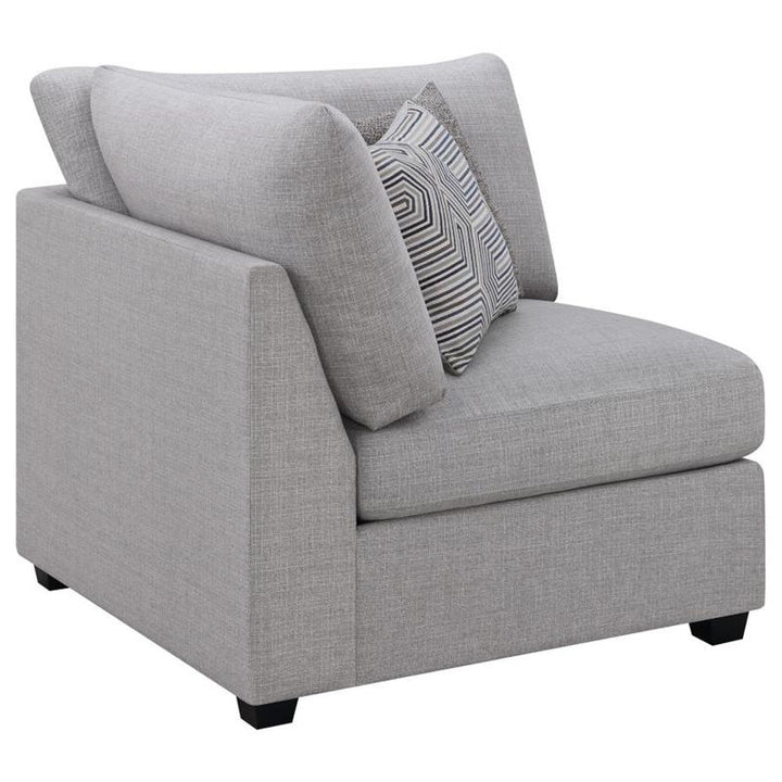 Cambria Upholstered Corner Chair Grey (551512)