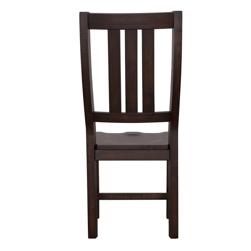 Calandra Slat Back Side Chairs Vintage Java (Set of 2) (192952)