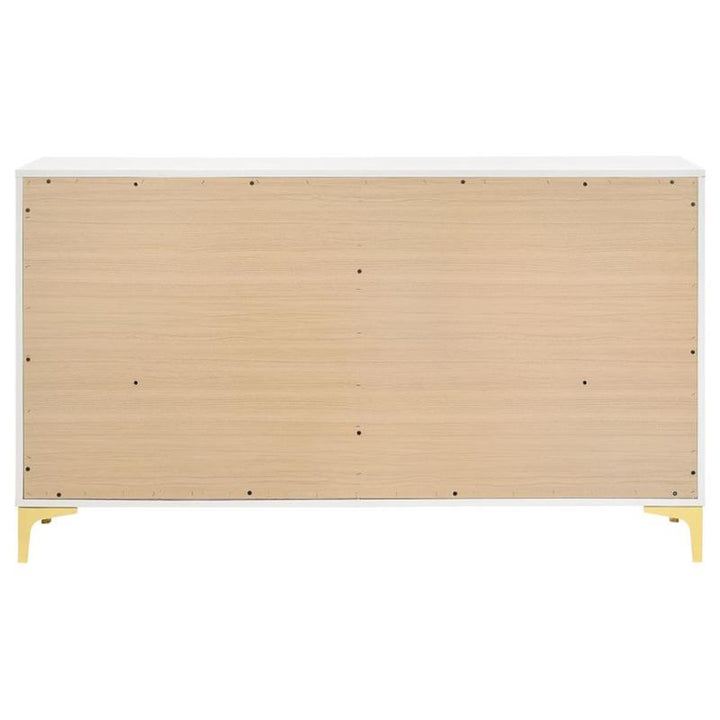 Kendall 6-drawer Dresser White (224403)