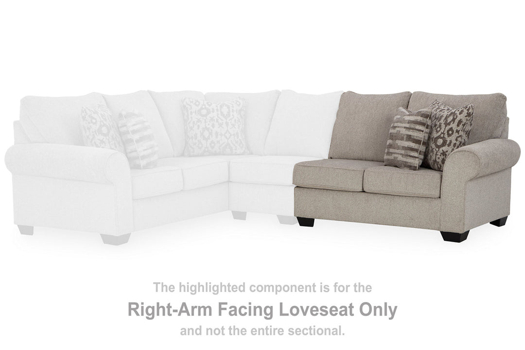 Claireah Right-Arm Facing Loveseat (9060356)