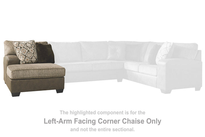 Abalone Left-Arm Facing Corner Chaise (9130216)