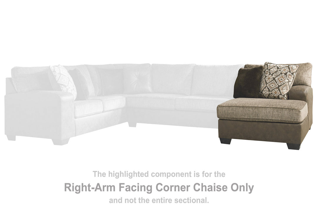 Abalone Right-Arm Facing Corner Chaise (9130217)