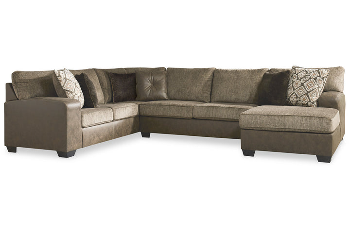 Abalone 3-Piece Sectional with Chaise (91302S2)