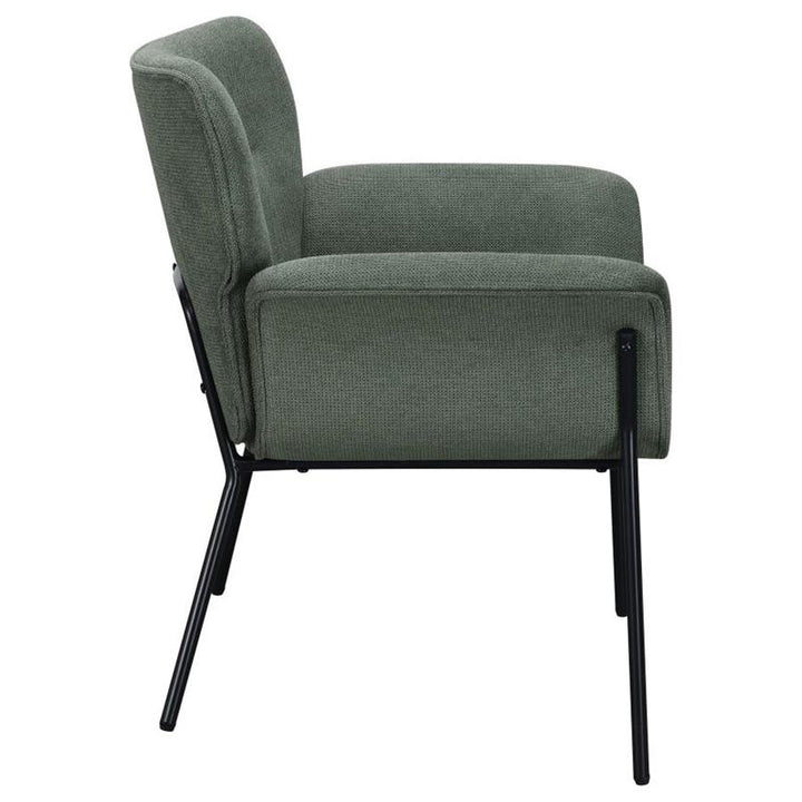 Davina Upholstered Flared Arms Accent Chair Ivy (905613)