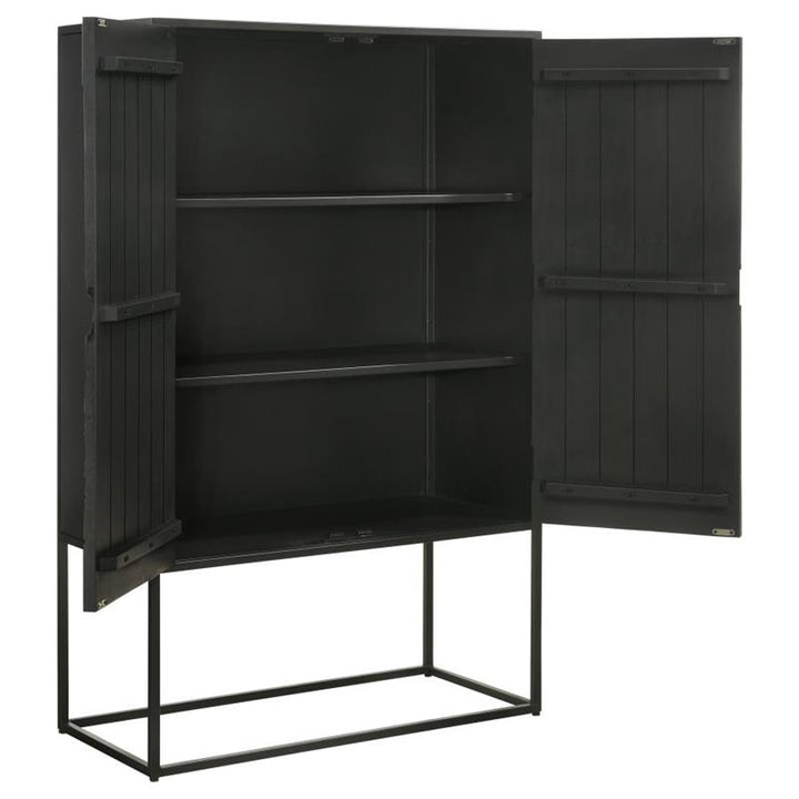 Jenna 2-door Accent Cabinet Black (953581)