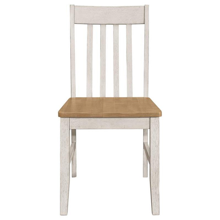 Kirby 5-piece Dining Set Natural and Rustic Off White (192691-S5)