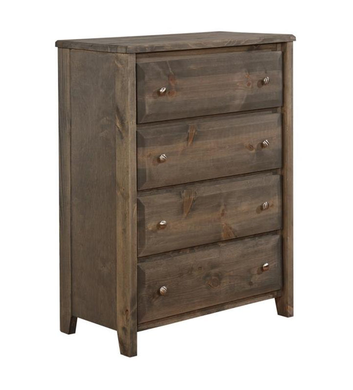 Wrangle Hill 4-drawer Chest Gun Smoke (400835)