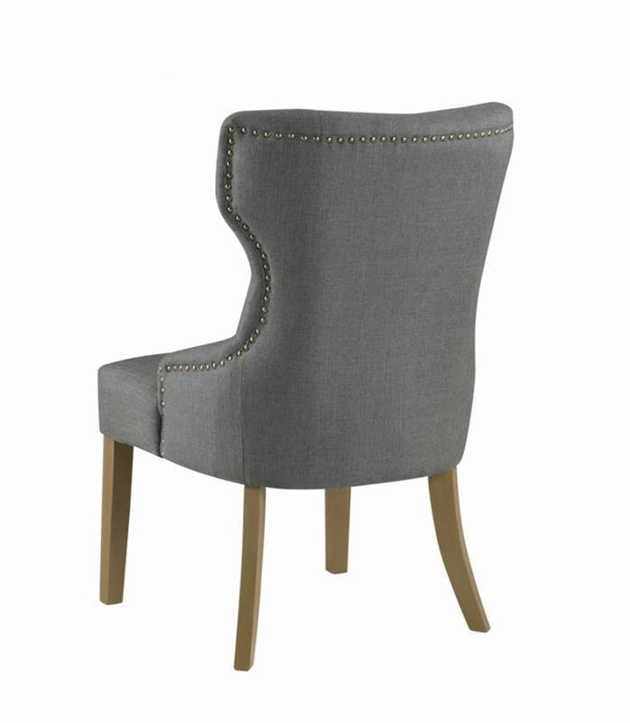 Baney Tufted Upholstered Dining Chair Grey (104537)