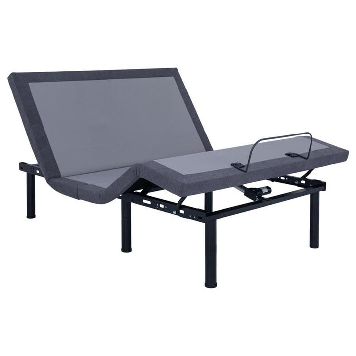 Clara California King Adjustable Bed Base Grey and Black (350131KW)