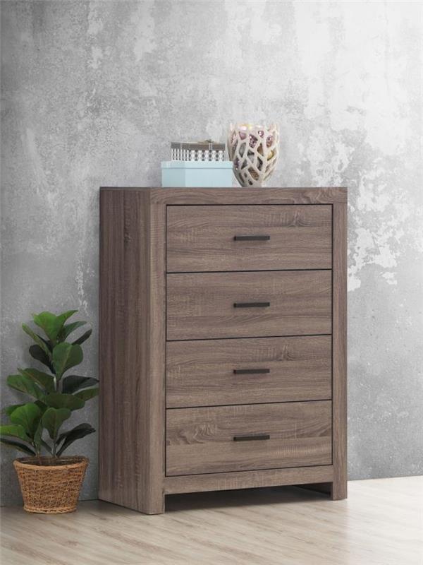 Brantford 4-drawer Chest Barrel Oak (207045)