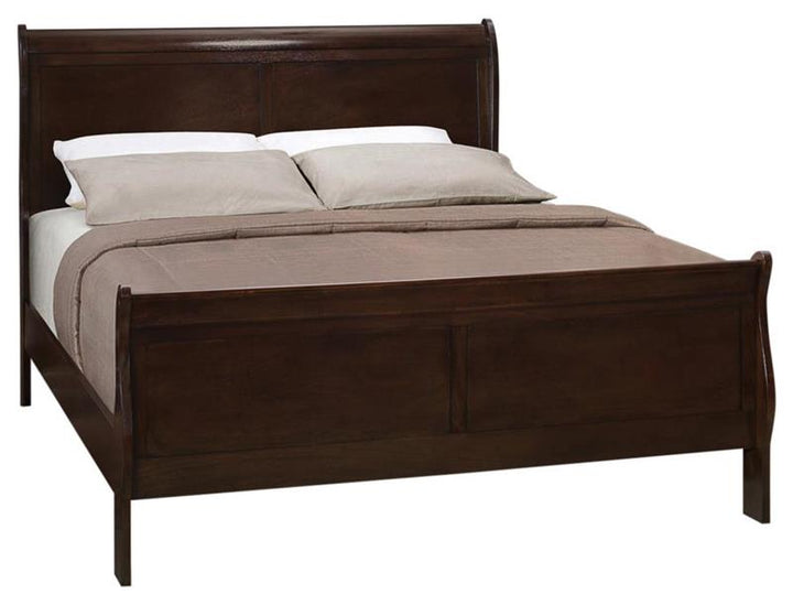 Louis Philippe Panel Bedroom Set with High Headboard (202411Q-S5)