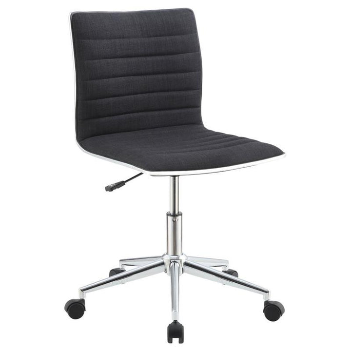 Chryses Adjustable Height Office Chair Black and Chrome (800725)