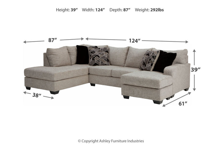 Megginson 2-Piece Sectional with Chaise (96006S2)