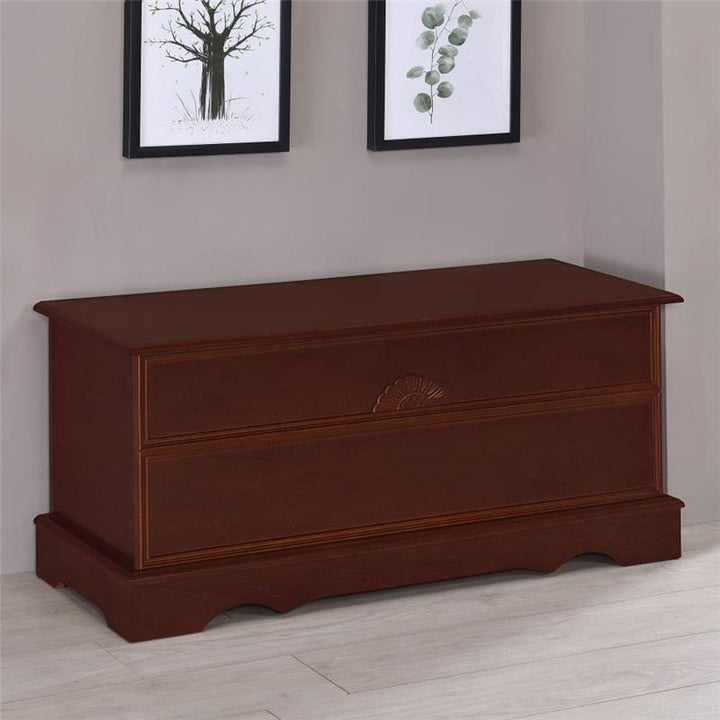 Paula Rectangular Cedar Chest Warm Brown (4694)