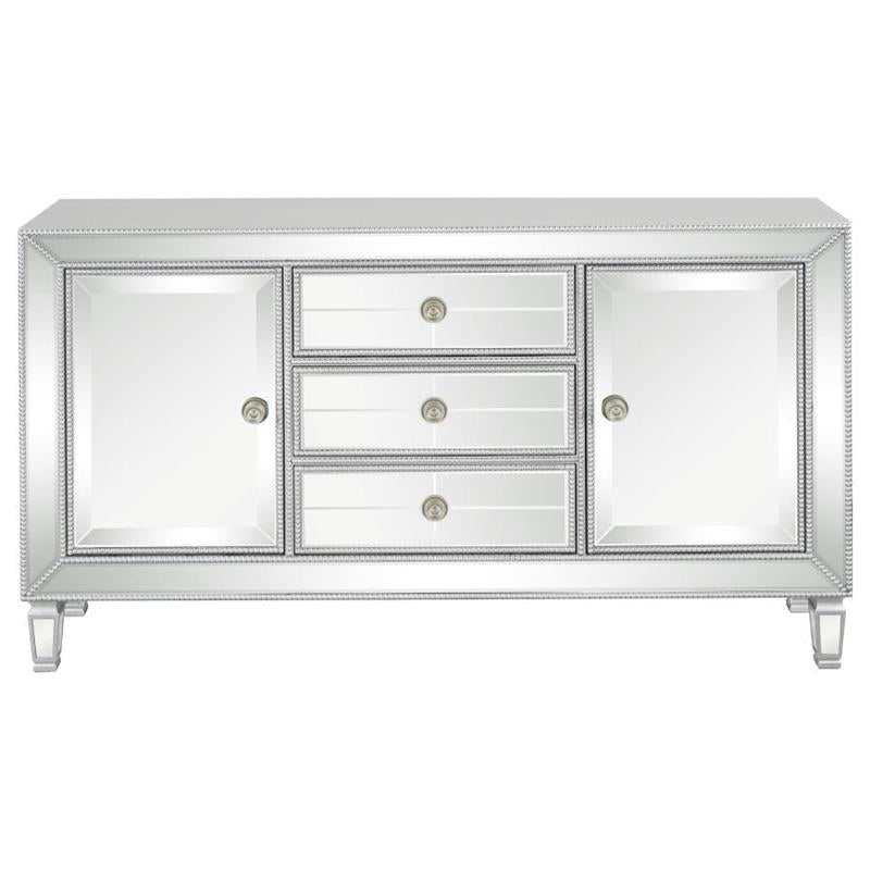 Leticia 3-drawer Accent Cabinet Silver (950825)