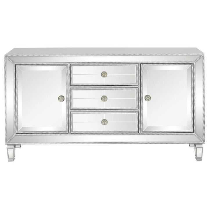 Leticia 3-drawer Accent Cabinet Silver (950825)