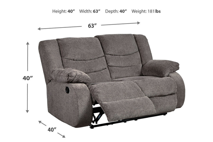 Tulen Reclining Loveseat (9860686)