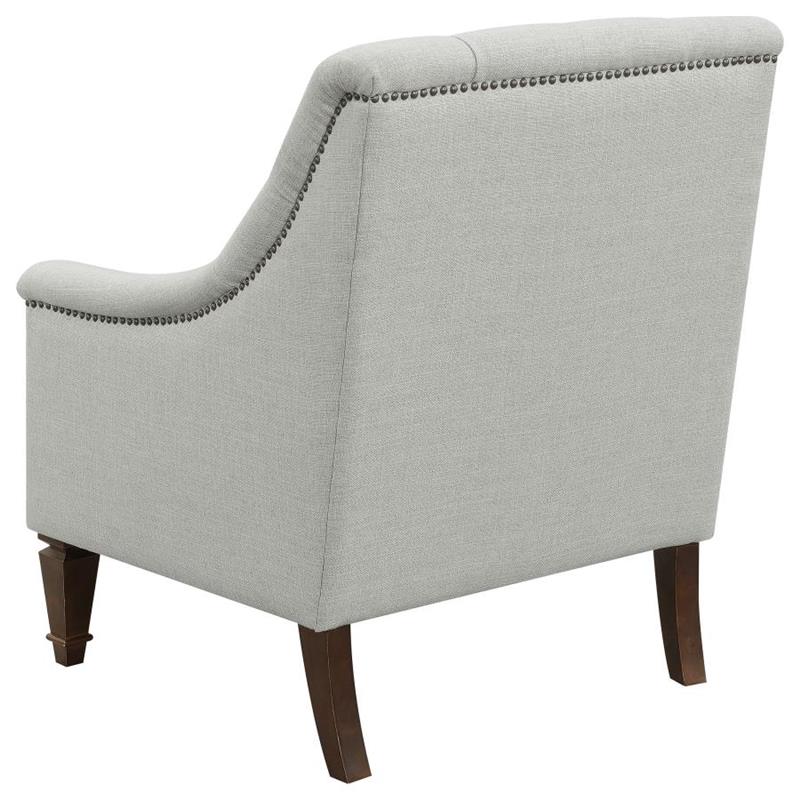 Avonlea Sloped Arm Upholstered Chair Grey (505643)