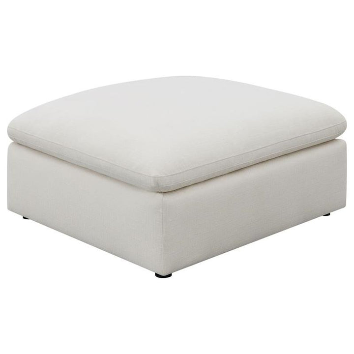 Hobson Cushion Seat Ottoman Off-White (551453)