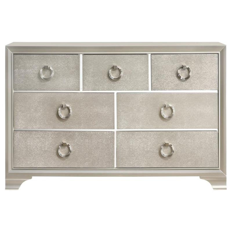 Salford 7-drawer Dresser Metallic Sterling (222723)