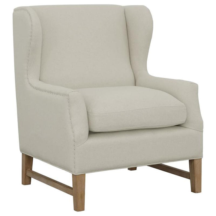 Fleur Wing Back Accent Chair Cream (902490)