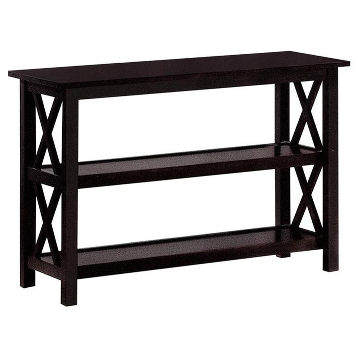 Rachelle Sofa Table with 2-shelf Deep Merlot (5910)