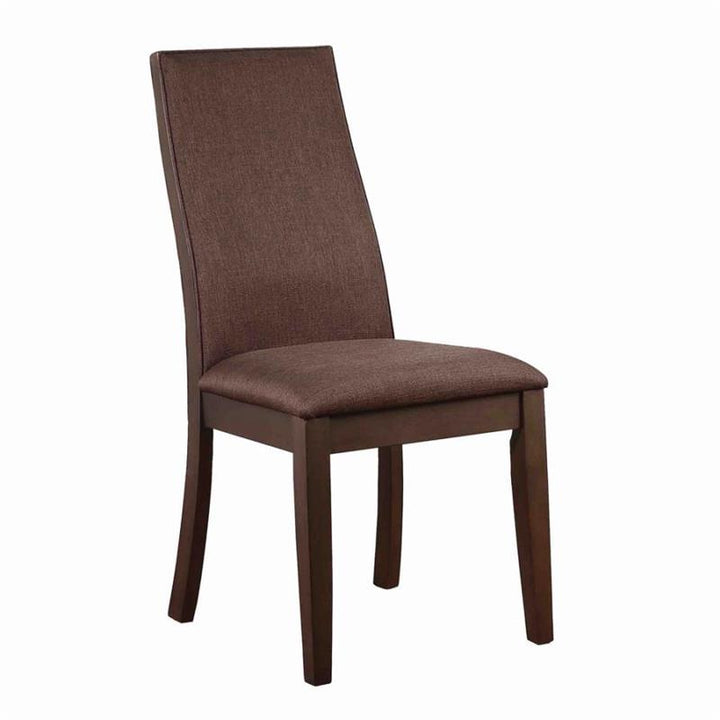 Spring Creek Upholstered Side Chairs Rich Cocoa Brown (Set of 2) (106582)