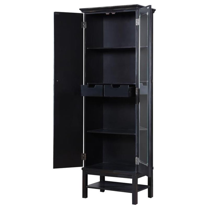 Lovegood 2-door Accent Cabinet Rich Brown and Black (950731)