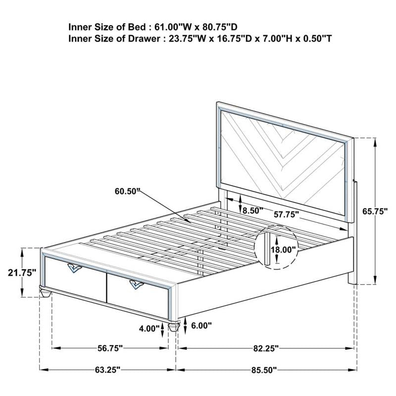 QUEEN BED (224721Q)