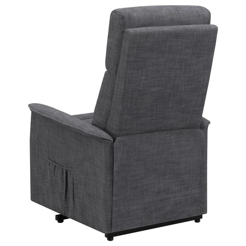 Herrera Power Lift Recliner with Wired Remote Charcoal (609406P)