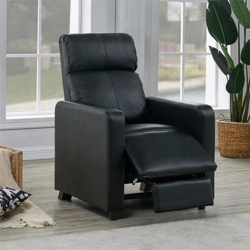 Toohey Home Theater Push Back Recliner Black (600181)