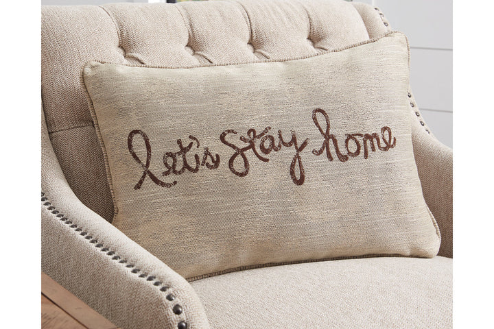 Lets Stay Home Pillow (Set of 4) (A1000554)