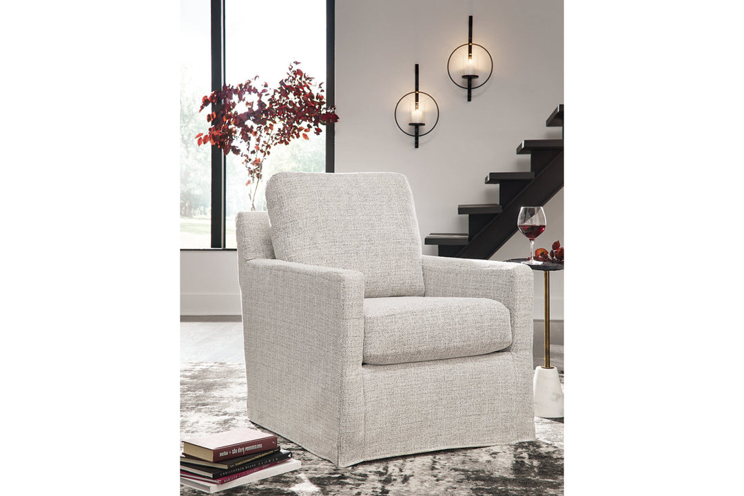 Nenana Next-Gen Nuvella Swivel Glider Accent Chair (A3000644)