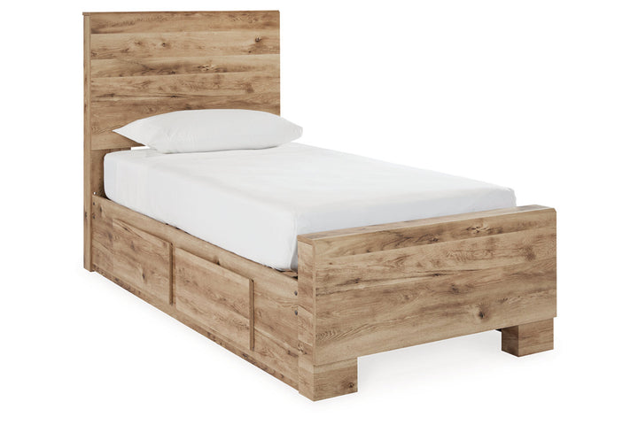 Hyanna Twin Panel Bed with 1 Side Storage (B1050B24)