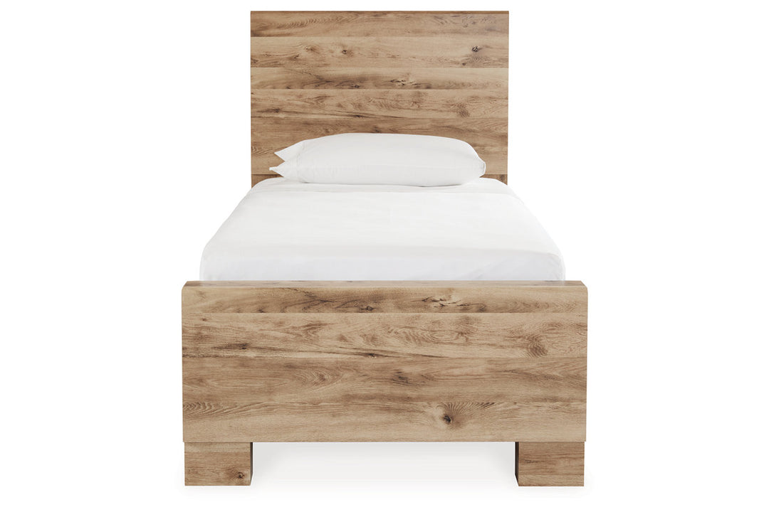 Hyanna Twin Panel Bed with 1 Side Storage (B1050B24)