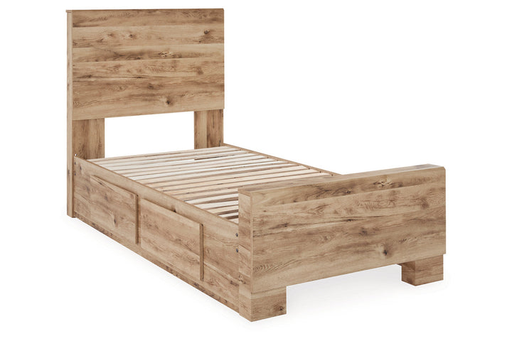 Hyanna Twin Panel Bed with 1 Side Storage (B1050B24)