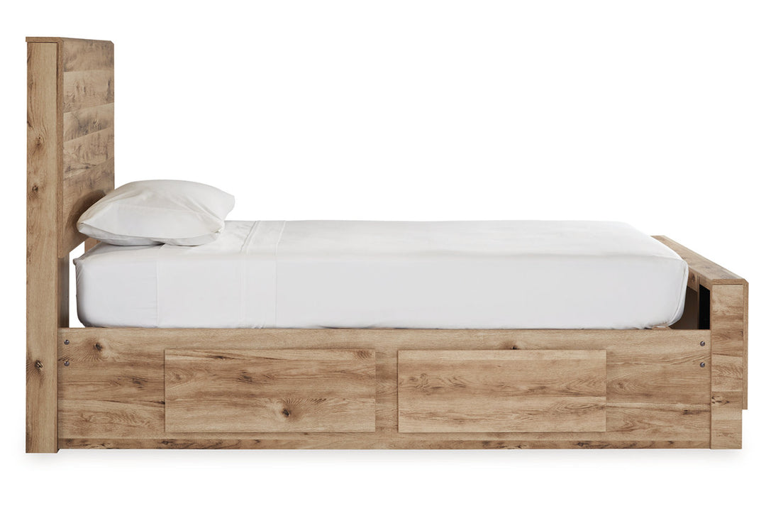 Hyanna Twin Panel Bed with 1 Side Storage (B1050B24)