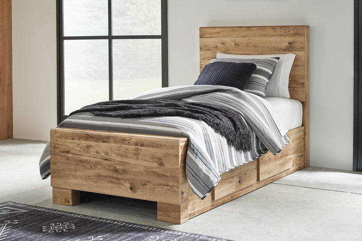 Hyanna Twin Panel Bed with 1 Side Storage (B1050B24)