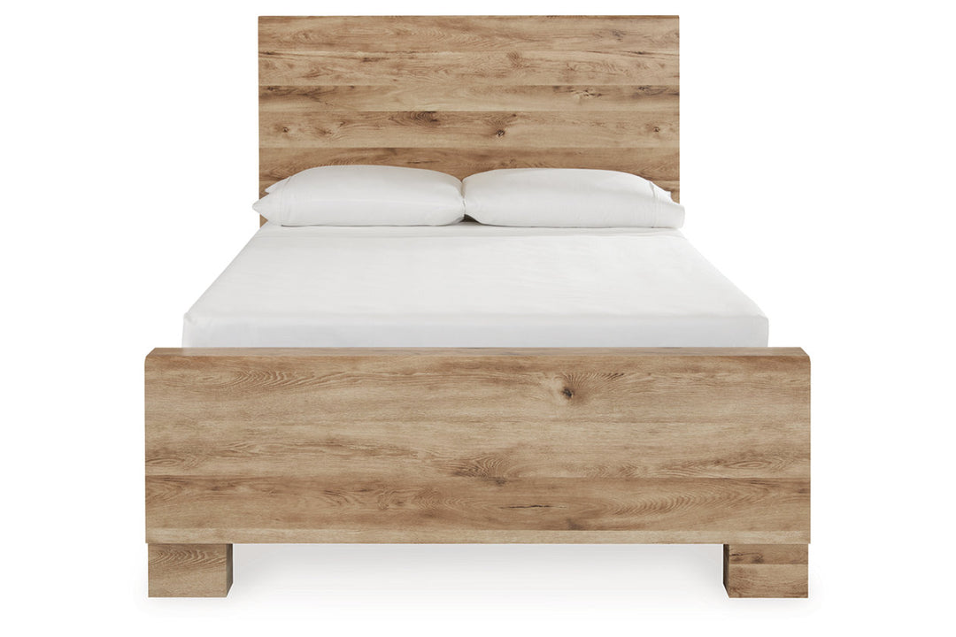 Hyanna Full Panel Bed with 1 Side Storage (B1050B25)