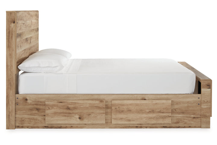 Hyanna Full Panel Bed with 1 Side Storage (B1050B25)