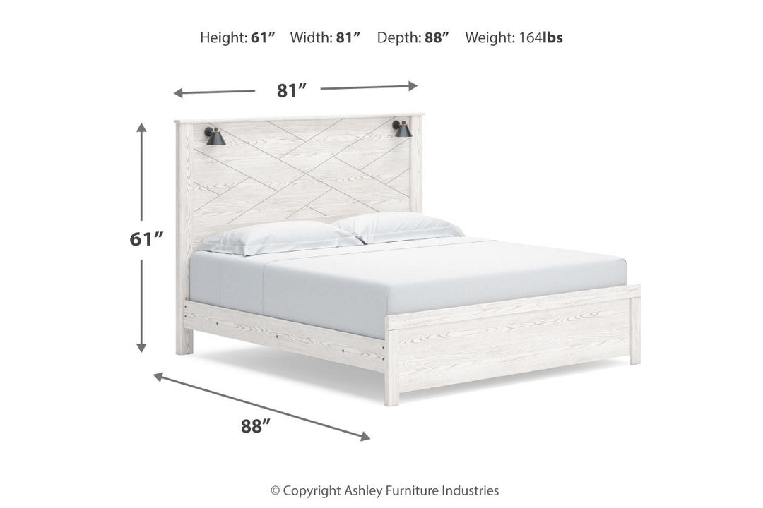 Gerridan King Panel Bed, Chest and 2 Nightstands (B1190B25)