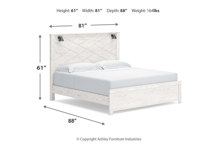 Gerridan King Panel Bed, Chest and 2 Nightstands (B1190B25)