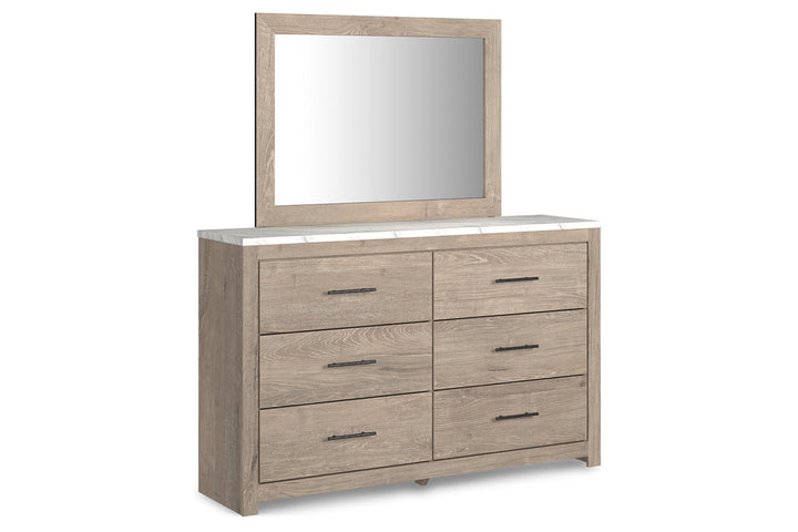 Senniberg Dresser and Mirror (B1191B1)