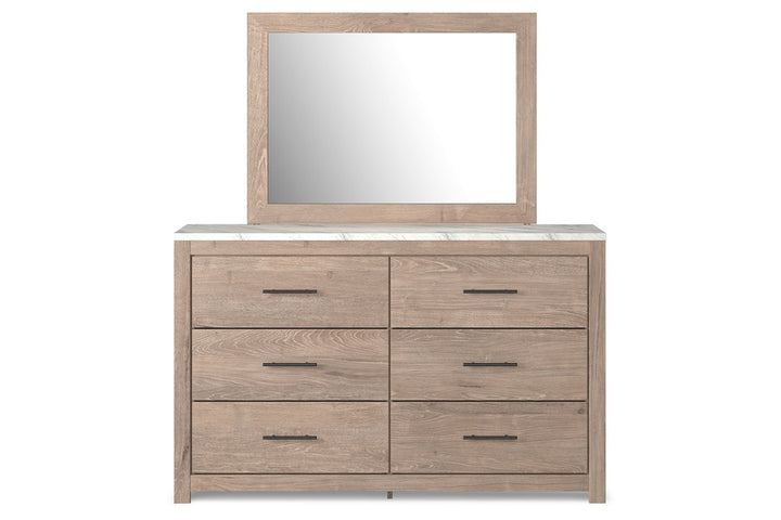 Senniberg Dresser and Mirror (B1191B1)