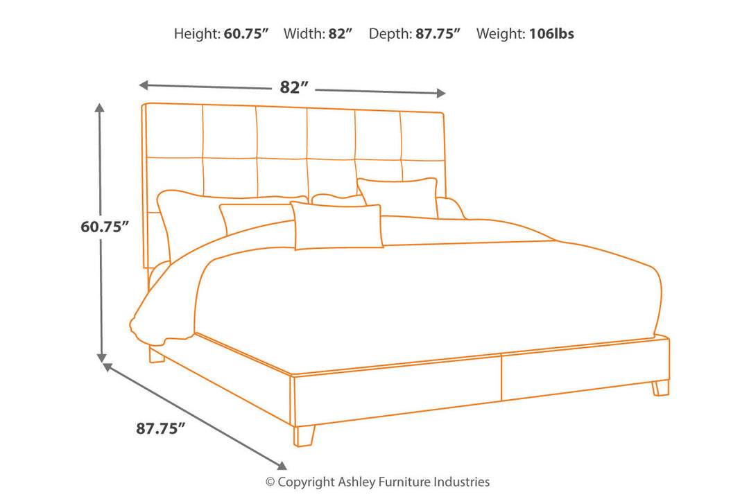 Dolante King Upholstered Bed (B130-382)