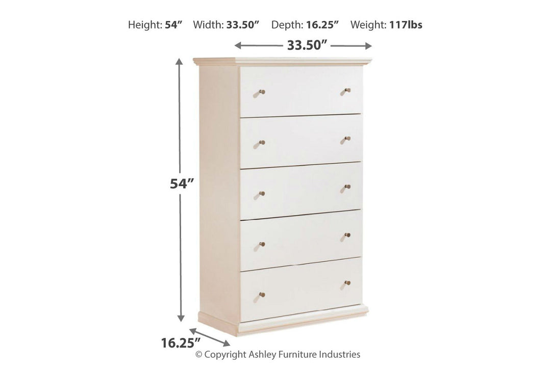 Bostwick Shoals Chest of Drawers (B139-46)